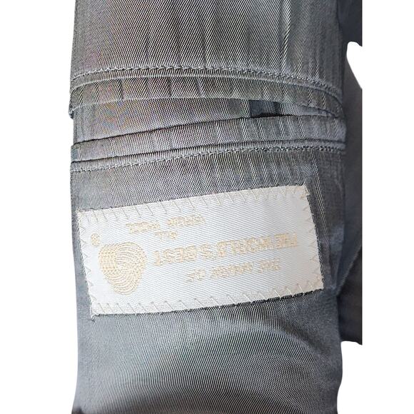 Perry Ellis Double Breasted Suit Jacket 50 Long Tuxedo Style Formal Blazer USA - Picture 4 of 16